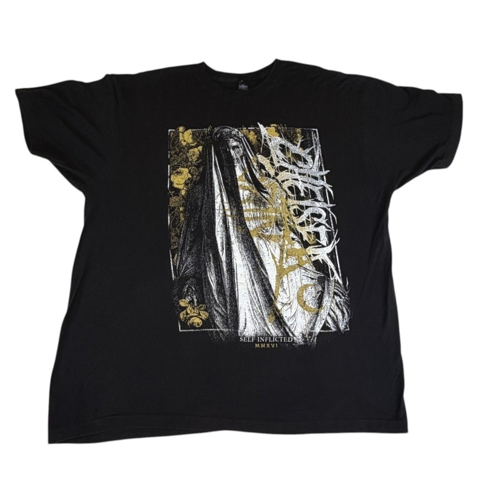 Chelsea Grin Self Inflicted MMXVI Band T-Shirt Black XXL Deathcore Metal Tee